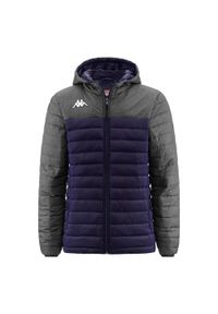 Kurtka puchowa Kappa Lamezio. Kolor: szary, niebieski, wielokolorowy. Materiał: puch. Sezon: zima. Styl: sportowy #1