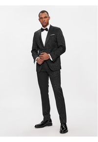 JOOP! Spodnie garniturowe 17 JT-17Bask 30040434 Czarny Slim Fit. Kolor: czarny. Materiał: syntetyk #4