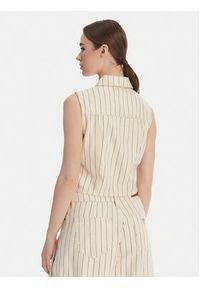 Guess Jeans Kamizelka W6GHZ9 D7961 Écru Slim Fit. Materiał: bawełna #2