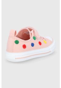 Big-Star - Big Star Tenisówki dziecięce kolor różowy. Nosek buta: okrągły. Zapięcie: rzepy. Kolor: różowy. Materiał: guma #4