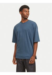 Jack & Jones - Jack&Jones T-Shirt Charge 12268270 Niebieski Oversize. Kolor: niebieski. Materiał: bawełna