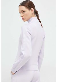 Guess bluza damska kolor fioletowy gładka. Okazja: na co dzień. Kolor: fioletowy. Materiał: materiał, wiskoza. Wzór: gładki. Styl: casual #2