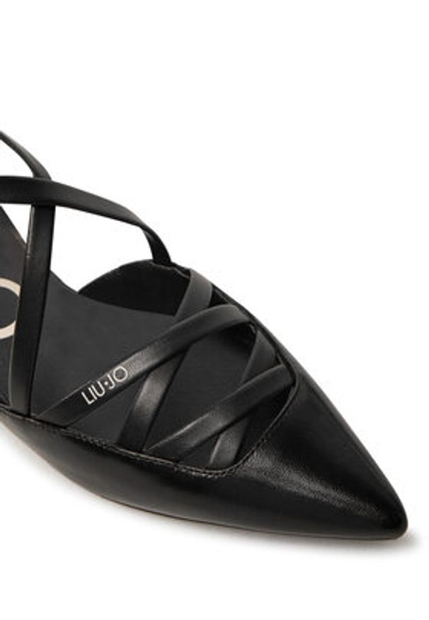 Liu Jo Baleriny Viola 10 SF4025 PX460 Czarny. Kolor: czarny. Materiał: skóra