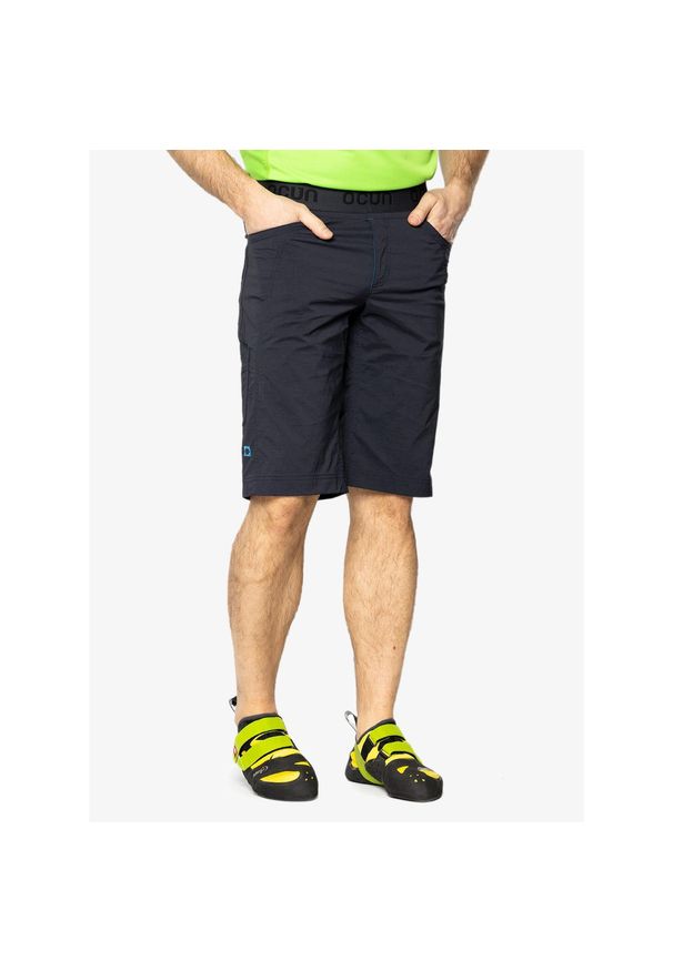 OCUN - Spodenki wspinaczkowe męskie Ocun Mania Eco Shorts. Kolor: niebieski. Sport: wspinaczka