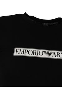 Emporio Armani T-shirt C-neck | 1110353-F517 | Mężczyzna | Czarny. Okazja: na co dzień. Kolor: czarny. Materiał: elastan, bawełna. Wzór: napisy. Styl: casual, klasyczny #5