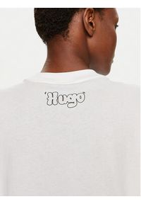 Hugo T-Shirt 50521229 Biały Oversize. Kolor: biały. Materiał: bawełna #5