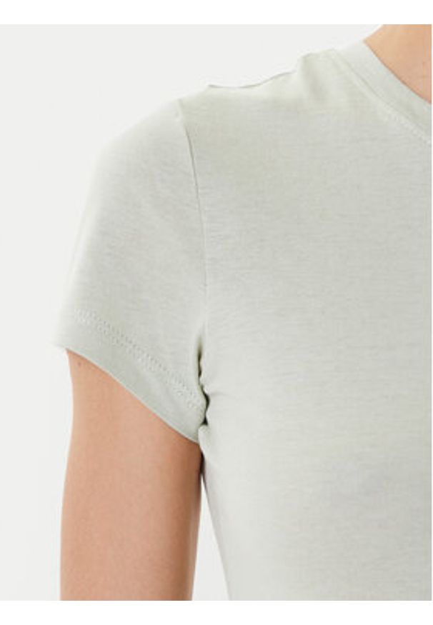 Tommy Jeans T-Shirt Essential DW0DW20913 Zielony Slim Fit. Kolor: zielony. Materiał: bawełna