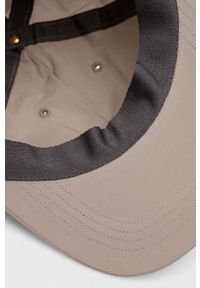 Houdini czapka z daszkiem C9 kolor beżowy gładka. Kolor: beżowy. Materiał: tkanina, włókno, materiał. Wzór: gładki #3