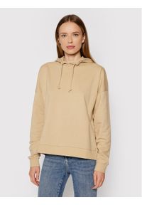 Vero Moda Bluza Octavia 10252959 Beżowy Loose Fit. Kolor: beżowy. Materiał: bawełna #1