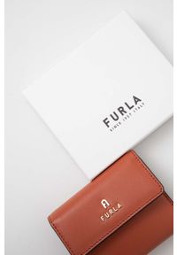 Furla portfel skórzany damski kolor czerwony. Kolor: czerwony. Materiał: skóra #3