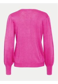 Kaffe Kardigan Lizza 10507299 Różowy Regular Fit. Kolor: różowy. Materiał: wiskoza #2
