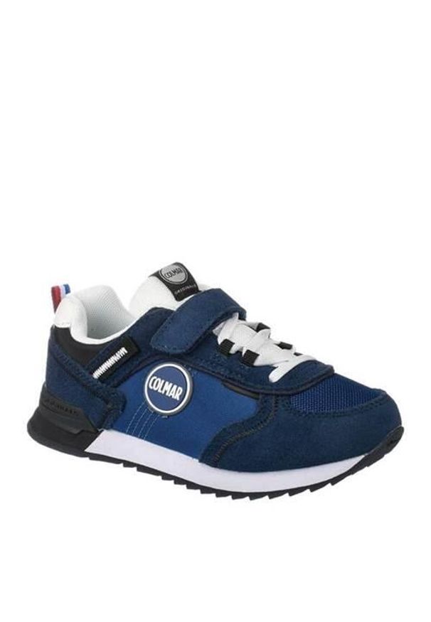 Buty do chodzenia dla dzieci Colmar Travis Sport Bold Royal. Zapięcie: sznurówki. Kolor: niebieski. Materiał: guma, tkanina, zamsz, materiał, syntetyk. Szerokość cholewki: normalna. Sport: turystyka piesza