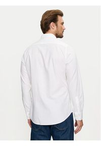 GANT - Gant Koszula 3000202 Biały Slim Fit. Kolor: biały. Materiał: bawełna