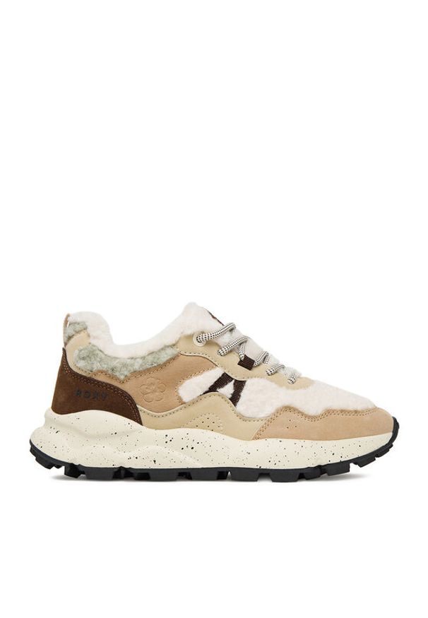 Roxy Sneakersy CEO-V12-1088 Beżowy. Kolor: beżowy. Materiał: materiał