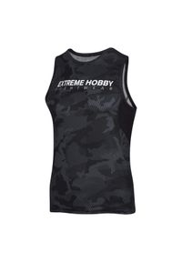 Tank Top fitness męski EXTREME HOBBY STRIKE HAVOC. Kolor: czarny. Materiał: materiał. Długość rękawa: bez rękawów. Sport: fitness #1