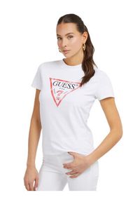 Guess T-Shirt W2BI69 K8FQ1 Biały Regular Fit. Kolor: biały. Materiał: bawełna #4