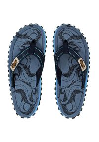 Gumbies - Japonki męskie GUMBIES ISLANDER FLIP-FLOPS. Okazja: na plażę. Kolor: niebieski. Styl: sportowy