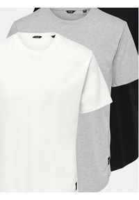 Only & Sons Komplet t-shirtów Matt 22013782 Kolorowy Regular Fit. Materiał: bawełna. Wzór: kolorowy #3