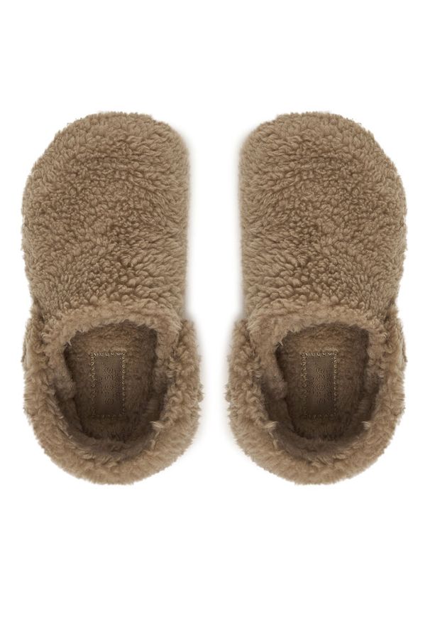 Kapcie Crocs. Kolor: beżowy