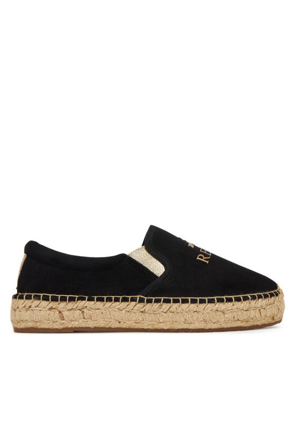 Replay - REPLAY Espadryle GWF22 .000.C0086T Czarny. Kolor: czarny. Materiał: materiał
