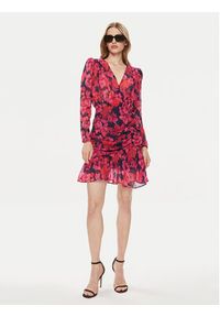 Morgan Sukienka letnia 241-RANDA.F Różowy Slim Fit. Kolor: różowy. Materiał: syntetyk. Sezon: lato #5