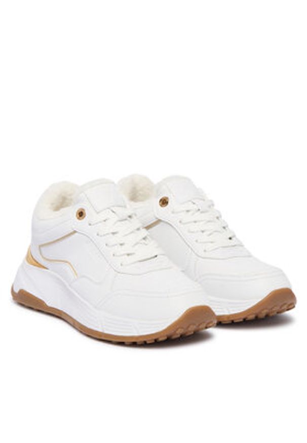 Guess Sneakersy FLFRRE ELE12 Biały. Kolor: biały. Materiał: skóra