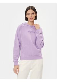 Helly Hansen Bluza Core 54033 Fioletowy Regular Fit. Kolor: fioletowy. Materiał: bawełna #6
