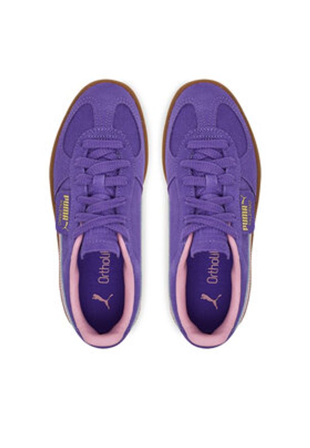 Puma Sneakersy Palermo Jr 397271 36 Fioletowy. Kolor: fioletowy. Materiał: zamsz, skóra