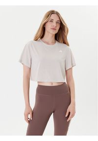 Adidas - adidas Koszulka techniczna Train Essentials JE6169 Beżowy Loose Fit. Kolor: beżowy. Materiał: syntetyk #1