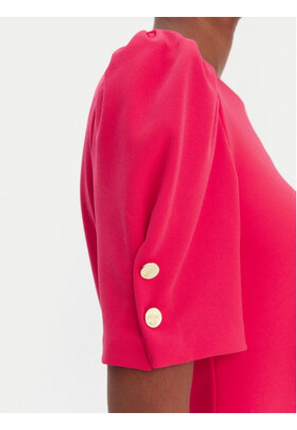 DKNY Sukienka koktajlowa DD6A1666 Czerwony Slim Fit. Kolor: czerwony. Materiał: syntetyk. Styl: wizytowy