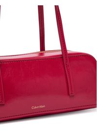 Calvin Klein Torebka Foil Logo Glossy Bauletto LV04F3638G Czerwony. Kolor: czerwony. Materiał: skórzane #2