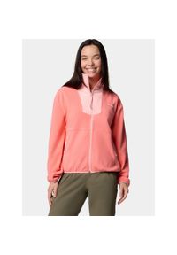 columbia - Sweter damski Columbia Sequoia Grove. Kolor: różowy. Materiał: materiał, polar. Sport: turystyka piesza #1