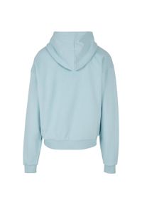 BUILD YOUR BRAND - Bawełniana Bluza Z Kapturem Dla Dorosłych Unisex Ultra Heavyweight Boxy Hoodie. Typ kołnierza: kaptur. Kolor: niebieski. Materiał: bawełna