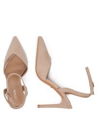 DeeZee Sandały HT5846-46 Beżowy. Kolor: beżowy. Materiał: materiał #5