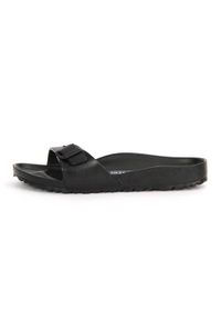 Klapki damskie Birkenstock Eva Madrid Black Eva. Kolor: czarny. Materiał: syntetyk, materiał