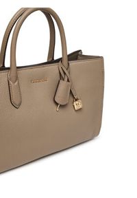 MICHAEL Michael Kors Torebka Scarlett 30F4GETS2L Beżowy. Kolor: beżowy. Materiał: skórzane