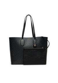 BOSS - Boss Torebka Liriel Shopper 50523322 Czarny. Kolor: czarny. Materiał: skórzane