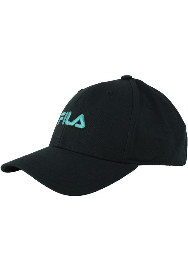 Męska czapka z daszkiem Fila Brasov 6 Panel Cap. Kolor: czarny. Materiał: bawełna