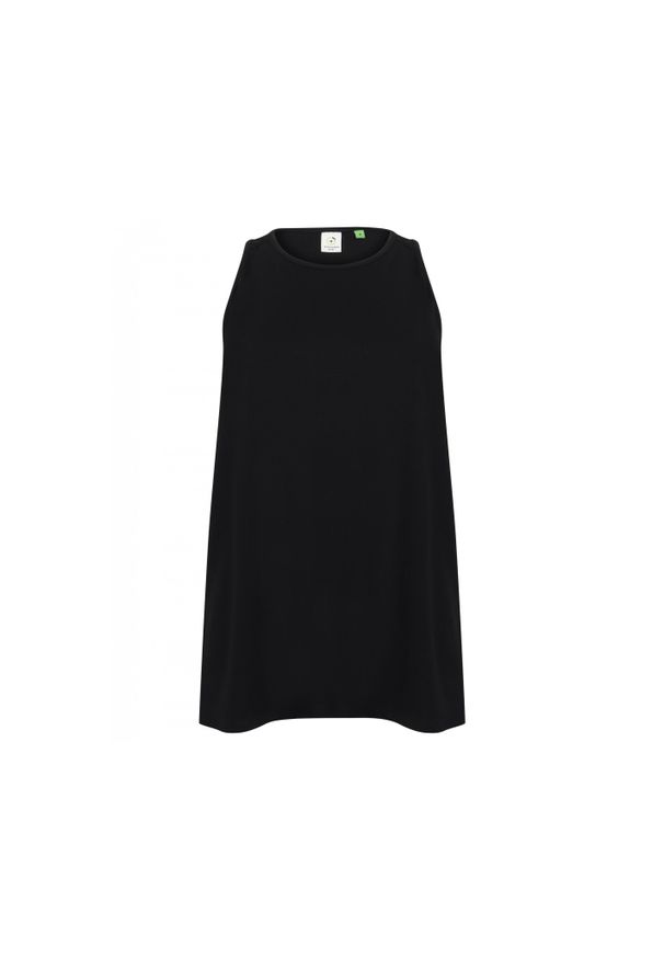 TOMBO - Damski top z odkrytymi plecami Tombo. Kolor: czarny. Sport: fitness