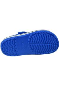 Buty Crocs Crocband 11016-4JN białe niebieskie. Kolor: wielokolorowy, biały, niebieski