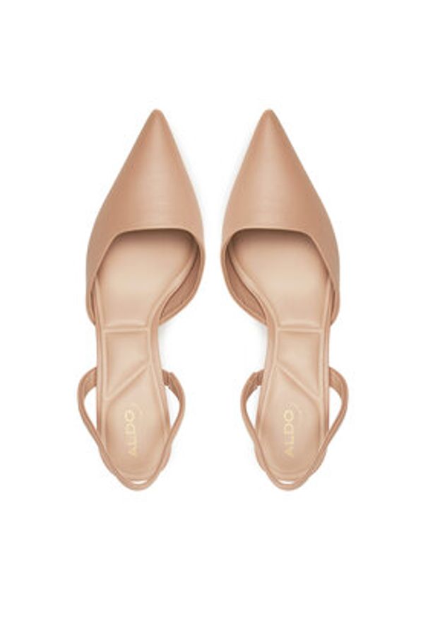 Aldo Czółenka Gavedessi 13711878 Écru. Kolor: kremowy. Materiał: skóra