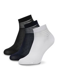 Zestaw 3 par wysokich skarpet damskich Nine West. Wzór: kolorowy