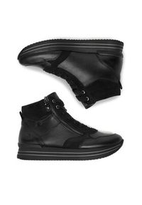Remonte Sneakersy D1371-00 Czarny. Kolor: czarny. Materiał: skóra #4