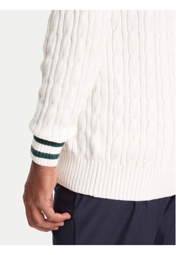 Guess Sweter M5YR12 Z30W1 Écru Regular Fit. Kolor: kremowy. Materiał: bawełna