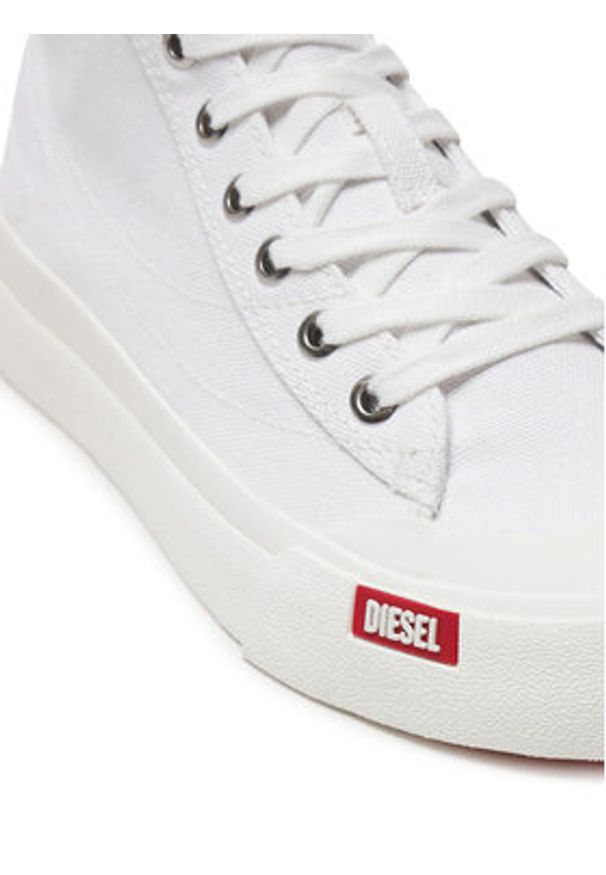 Diesel Trampki S-Athos Mid W Y03334 P2994 H7528 Biały. Kolor: biały. Materiał: materiał