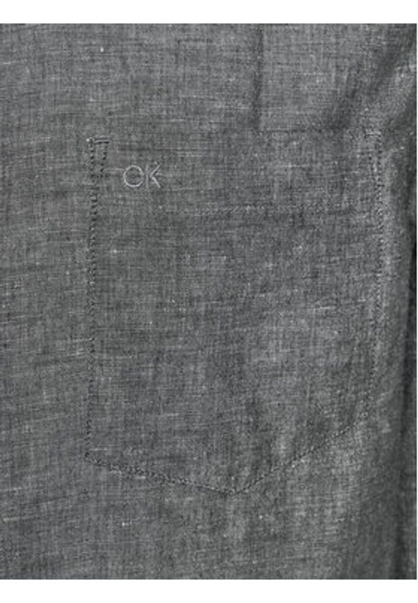 Calvin Klein Koszula K10K108664 Szary Regular Fit. Kolor: szary. Materiał: bawełna