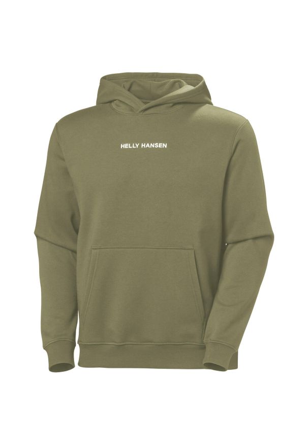 Bluza z kapturem Helly Hansen Fleece. Typ kołnierza: kaptur. Kolor: zielony. Materiał: bawełna