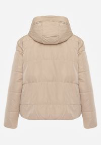 Renee - Czarna Pikowana Kurtka Dwustronna Wykończona Sznurkami Atitoria. Okazja: na co dzień. Kolor: czarny. Materiał: jeans. Styl: casual, klasyczny #4