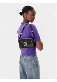 Pinko - PINKO Torebka Love Box Baguette Al 25-26 PLTT 105083 A26L Czarny. Kolor: czarny. Materiał: skórzane #1