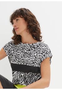 bonprix - Shirt z miękkiego materiału z wiskozą. Kolor: czarny. Materiał: materiał, wiskoza #3